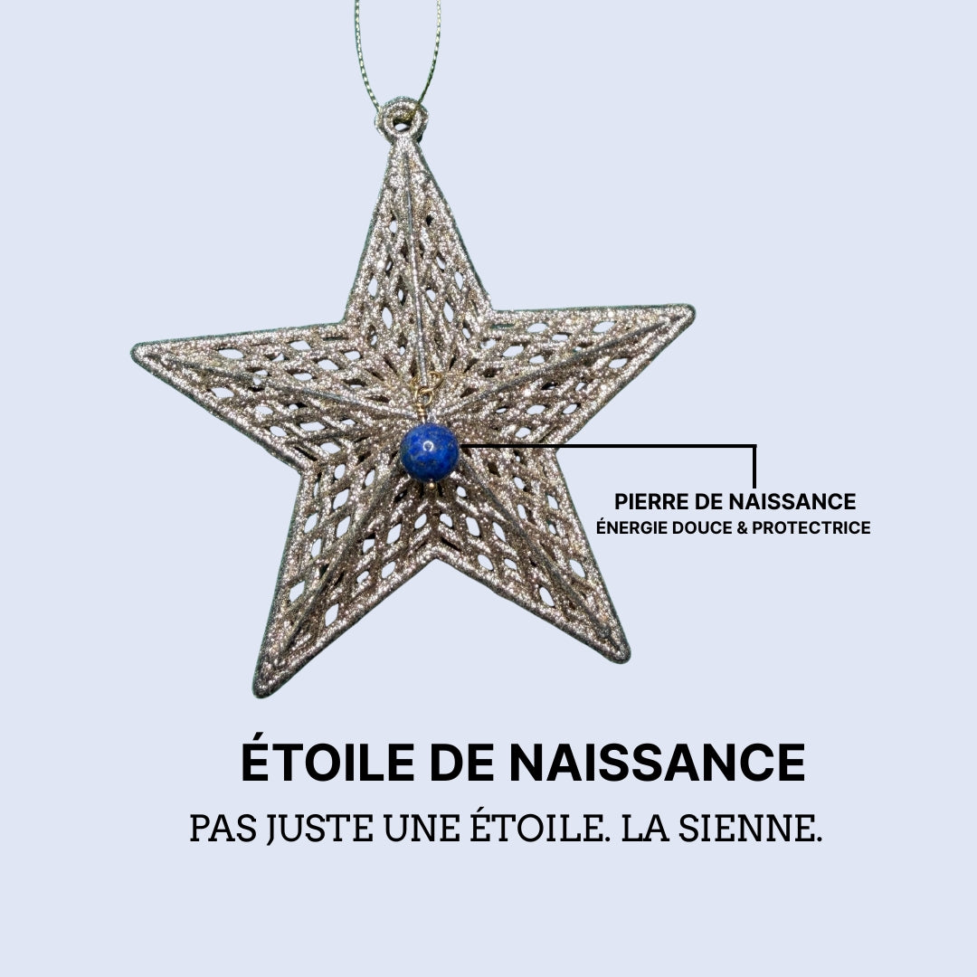 🌟 Étoile de Naissance de ton enfant – Suspension énergétique 🎄