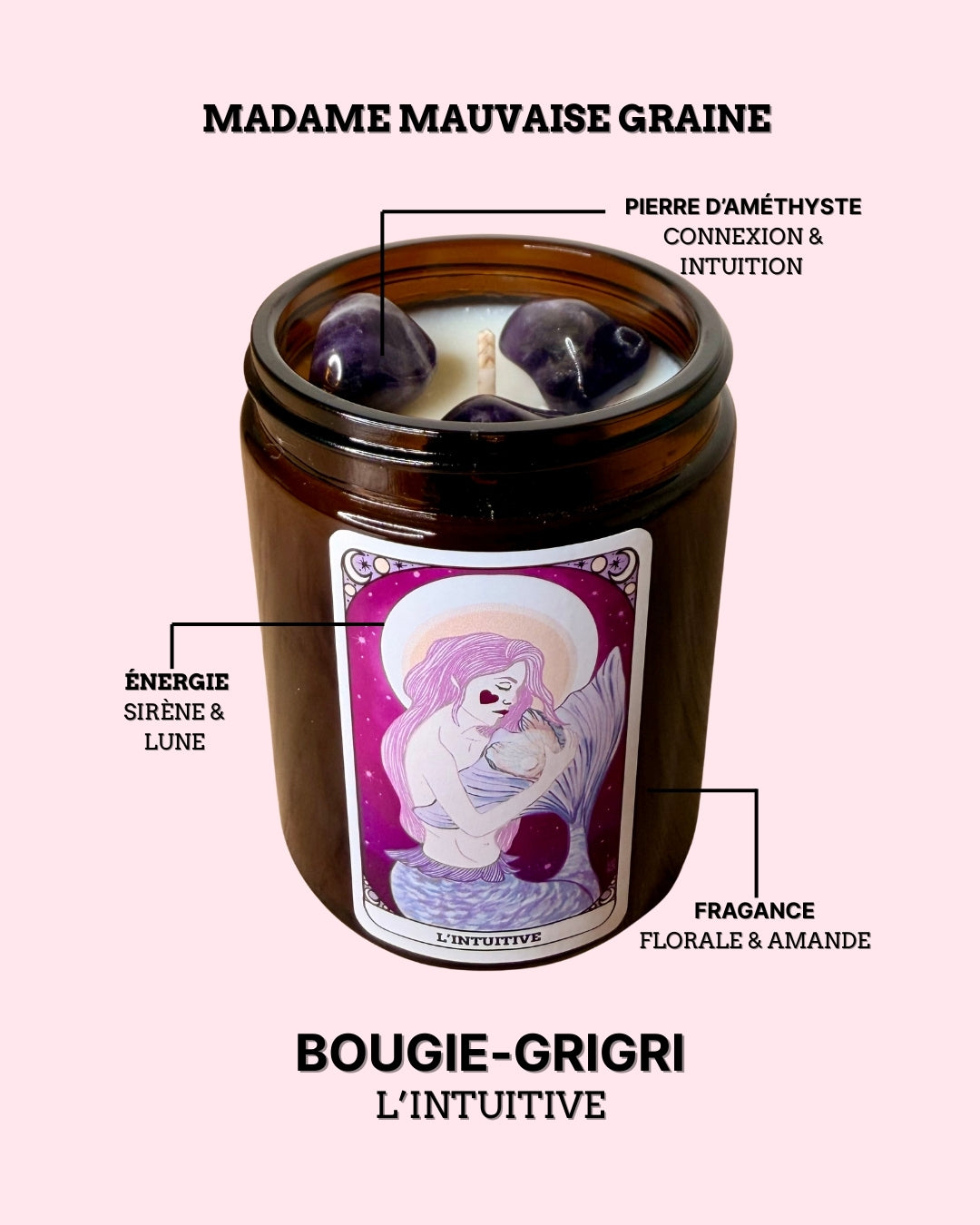 Bougie Grigri – L'Intuitive
