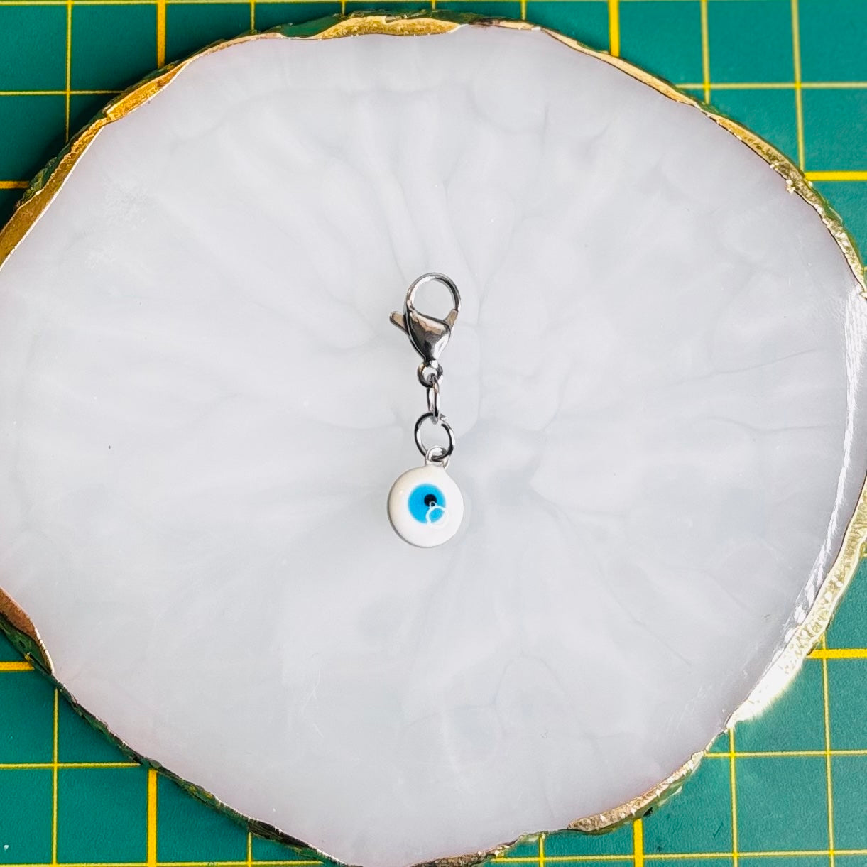 Charm "Le Nazar boncuk blanc"