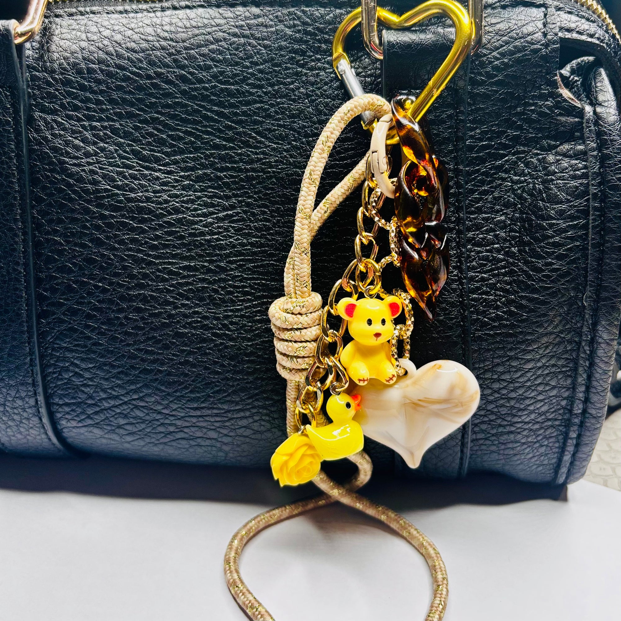 Bijou de sac "Yellow vibes"