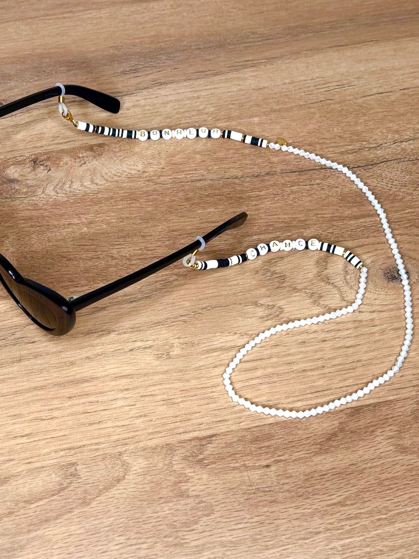 Chaîne de lunette Double-Dose Black&White