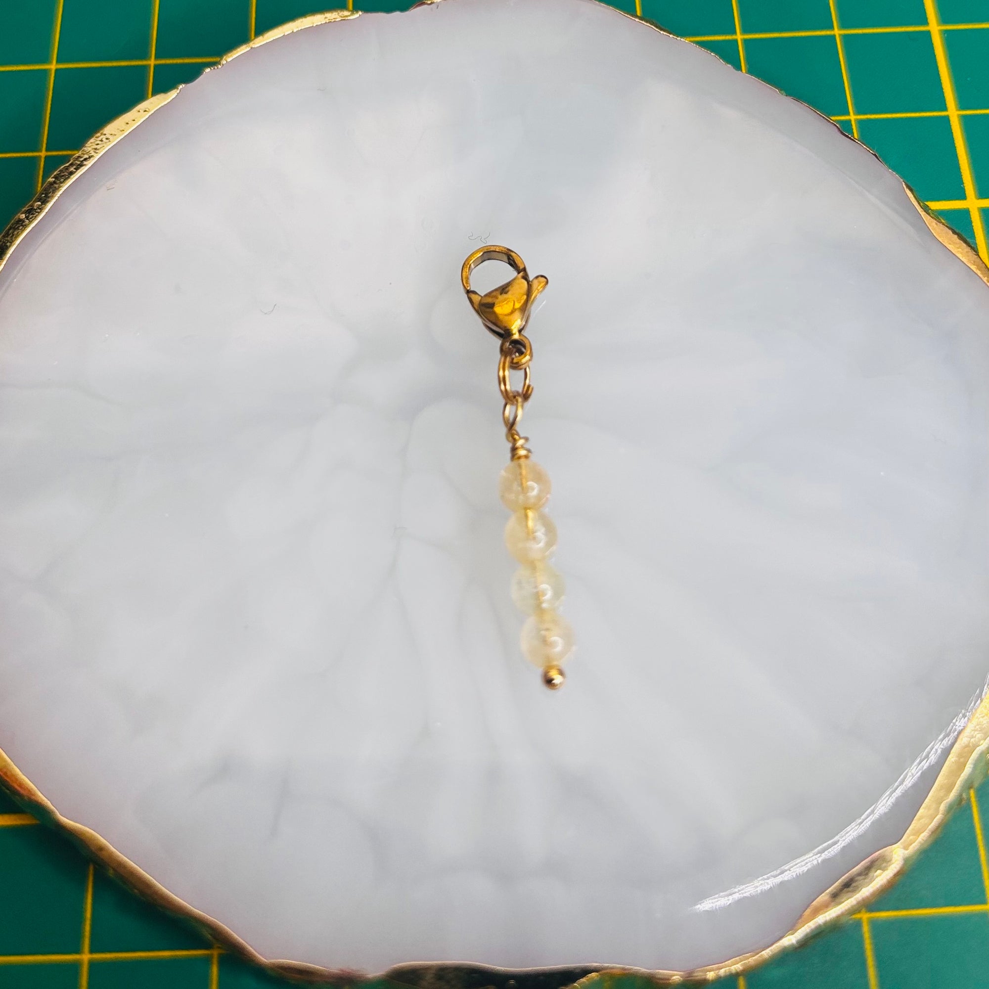 Charm "La pierre astro Gémeaux-Citrine"