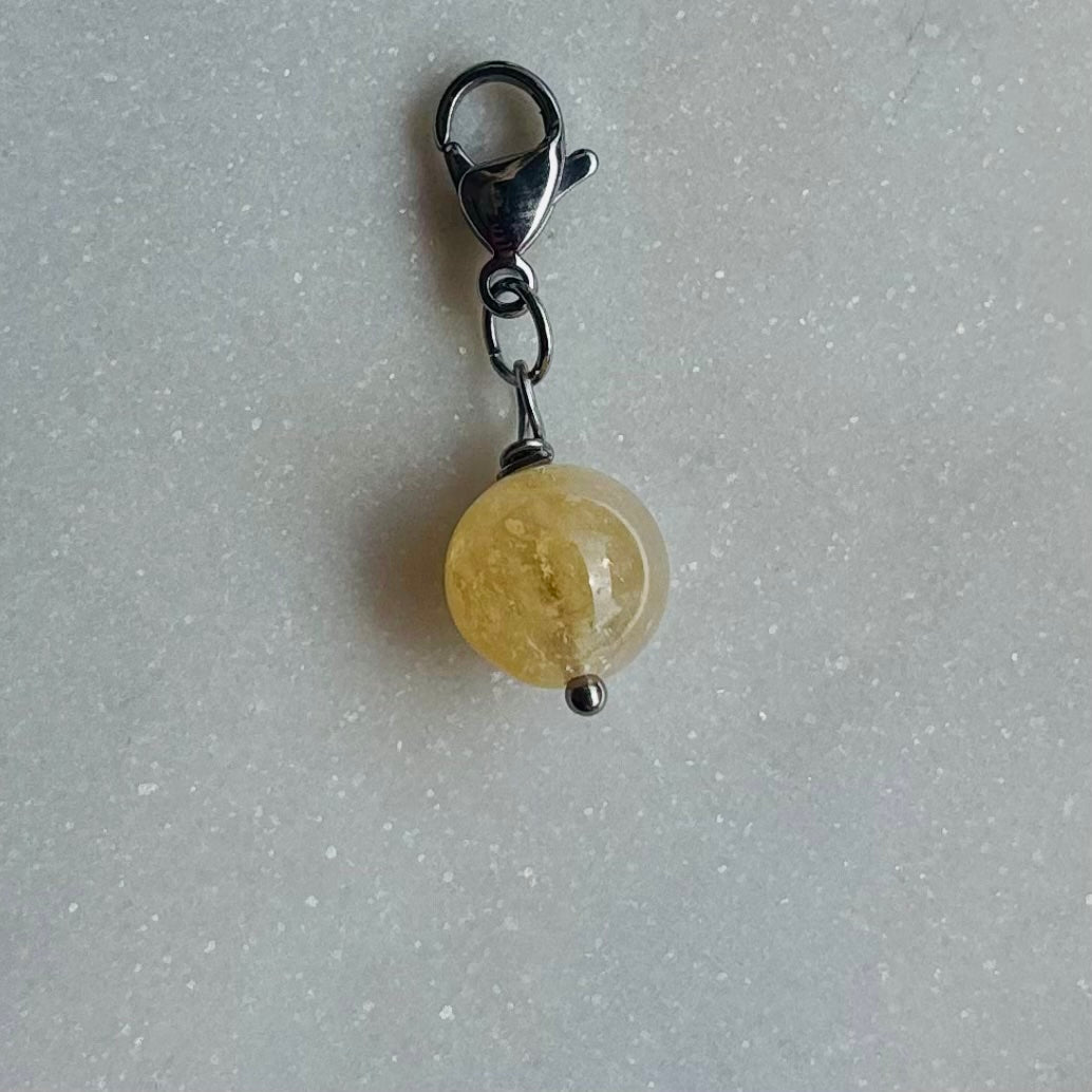 Charm "La pierre de naissance Novembre-Citrine"