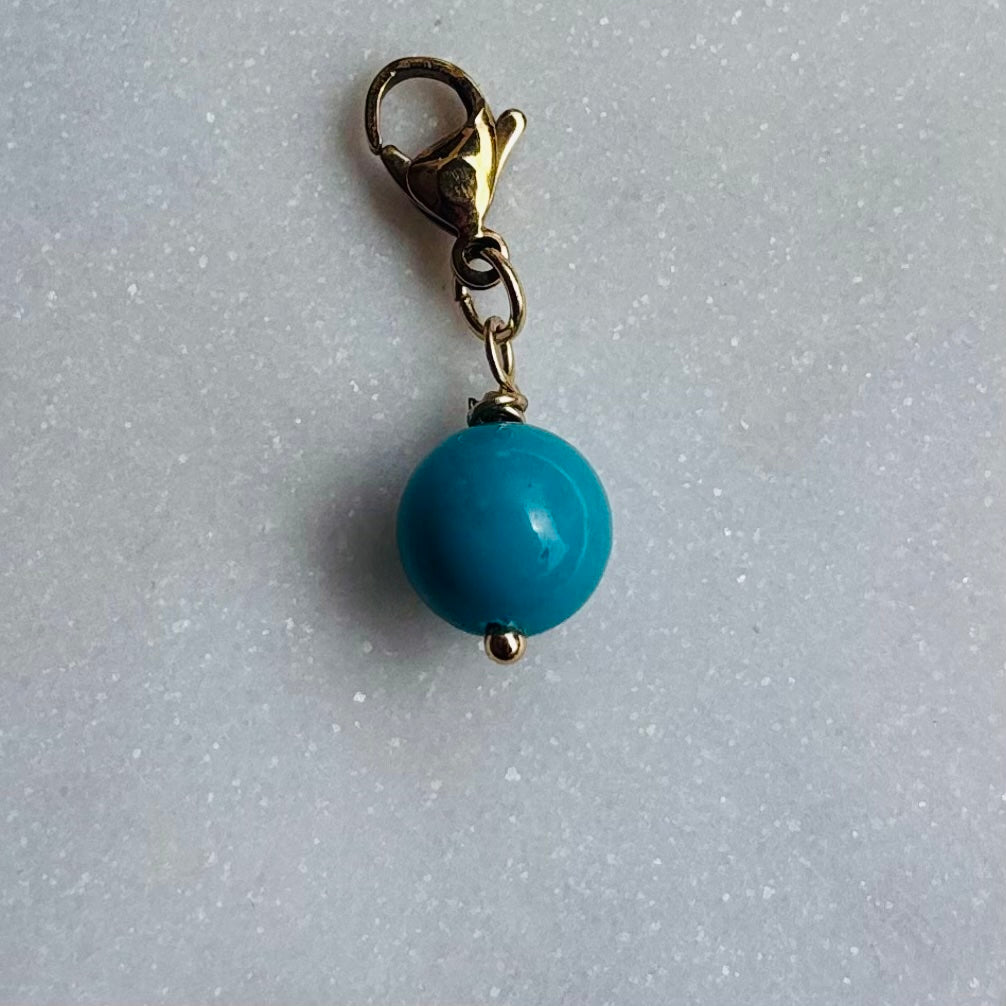 Charm "La pierre de naissance Décembre-Turquoise"