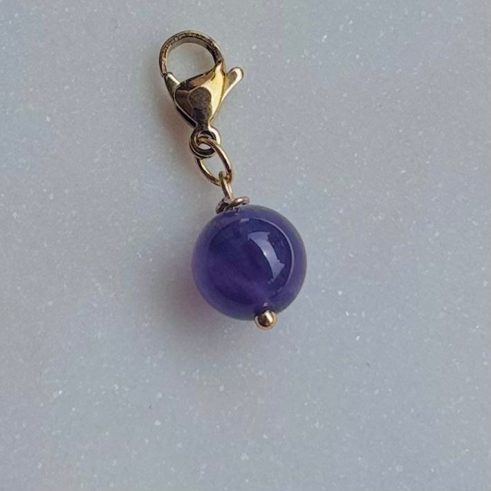 Charm "La pierre de naissance Février-Améthyste"