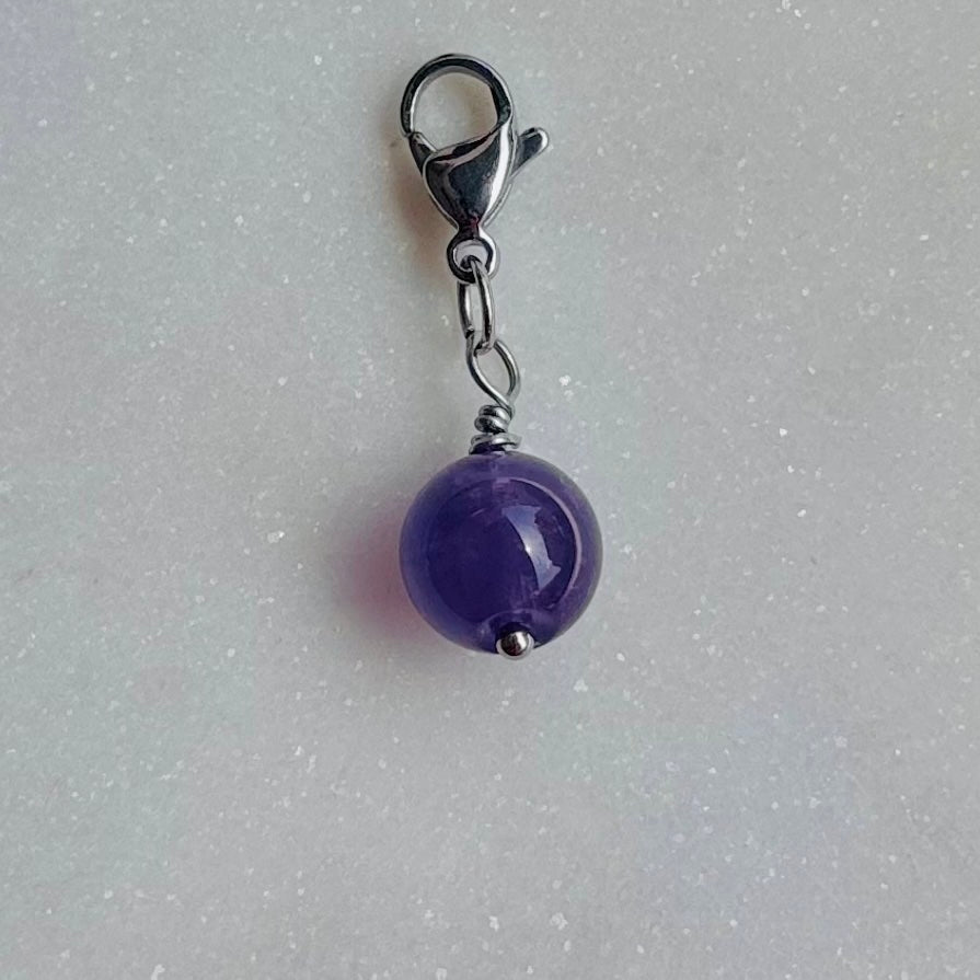 Charm "La pierre de naissance Février-Améthyste"