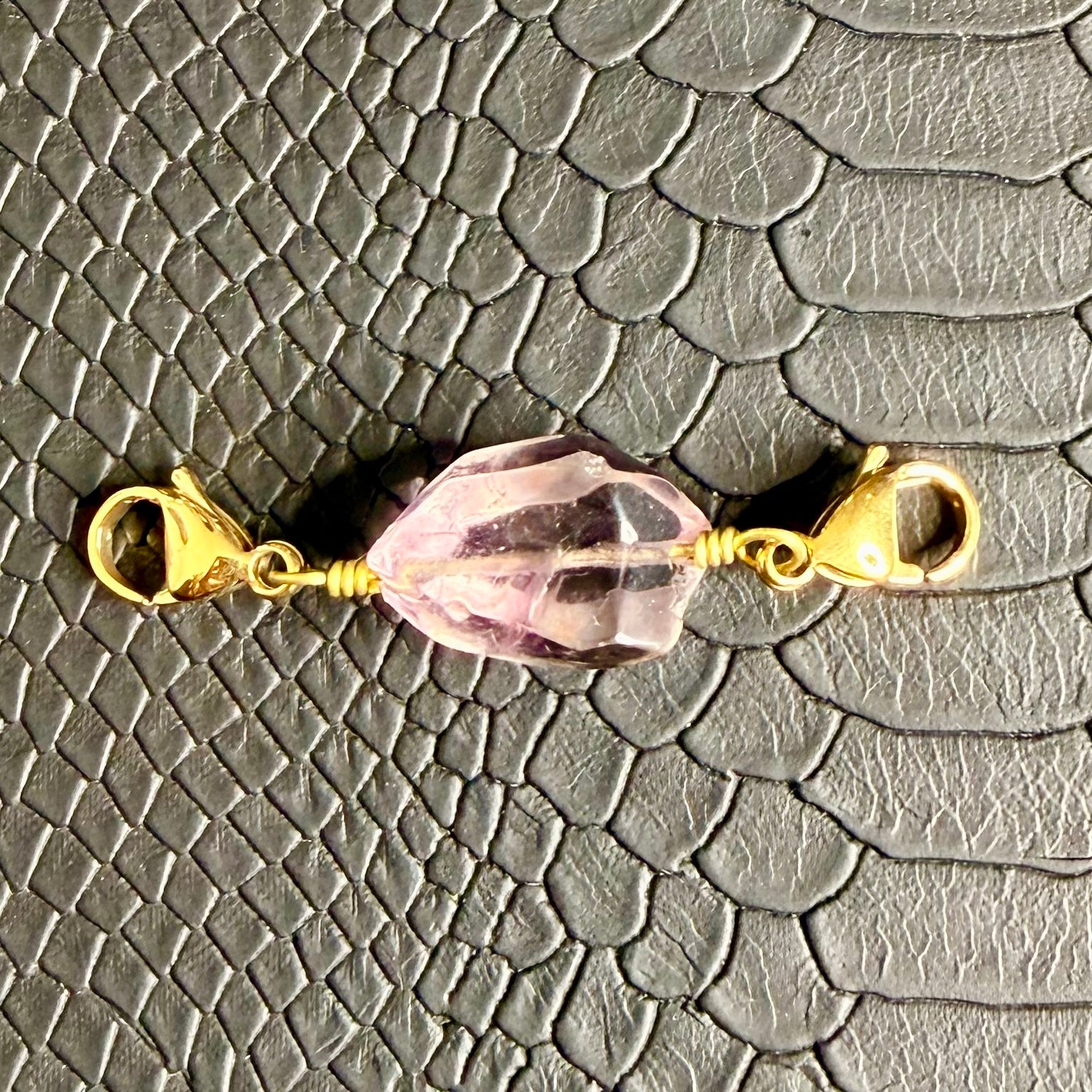 Pendentif Talisman Mood - Pierre d'Améthyste