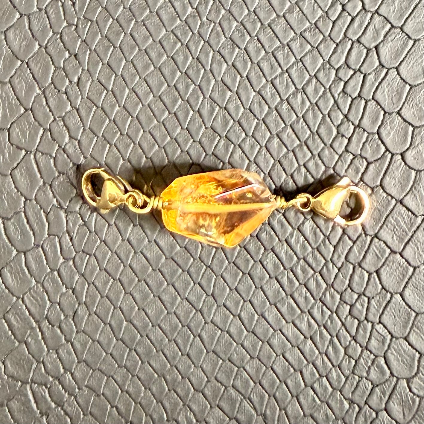 Pendentif Talisman Mood - Pierre de Citrine