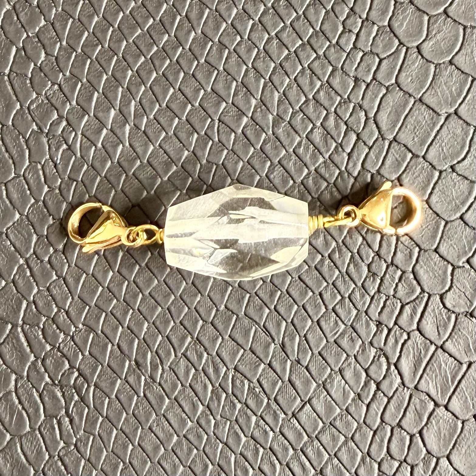 Pendentif Talisman Mood - Pierre de Cristal de roche